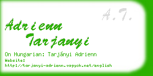 adrienn tarjanyi business card